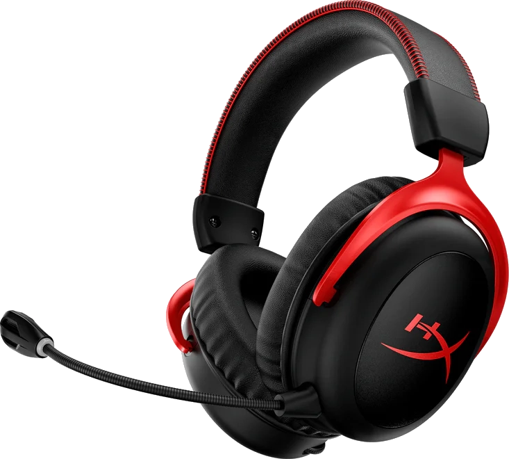 HyperX Cloud II Wireless Gaming Headset (Black-Red) (4P5K4AA) - Headsets
