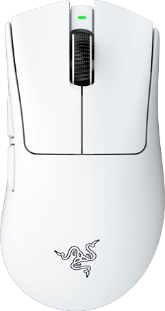 Razer DeathAdder V4 Pro White Fastest Gaming Mouse - Computer mouse