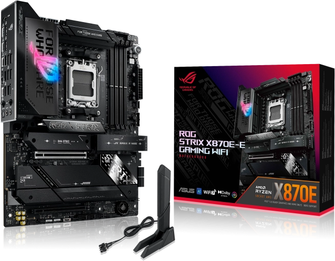 ASUS ROG STRIX X870E-E GAMING WIFI Motherboard - Motherboards